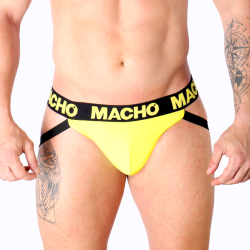 Macho - Mx25A Jock Lycra Jaune L